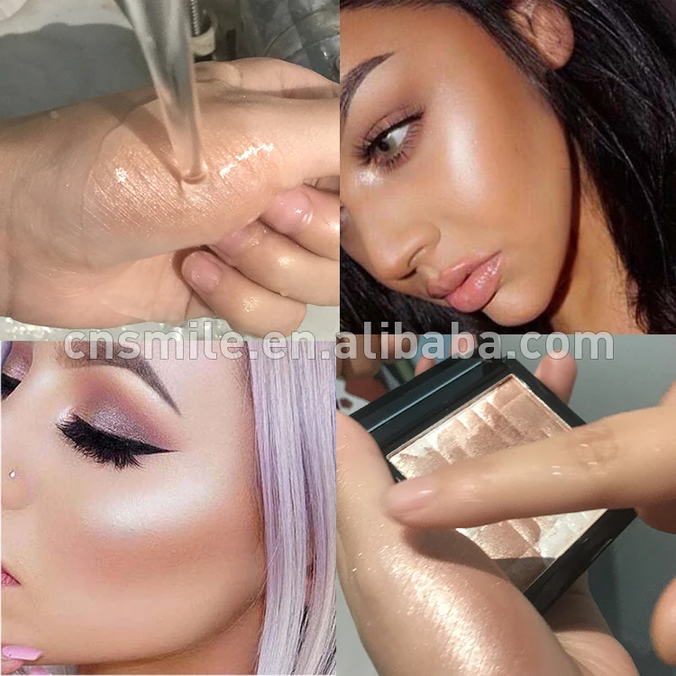 
RTS06 Wholesale Cosmetics Makeup Face Single Private Label Highlighter Makeup Palette High Quality Baked Highlighter Makeup 