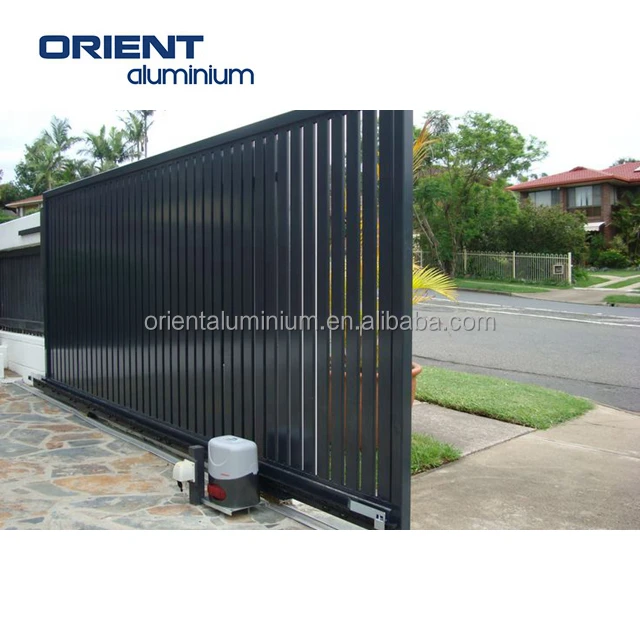 Hot price latest house main gate designs/iron fancy gate boundary wall gate design