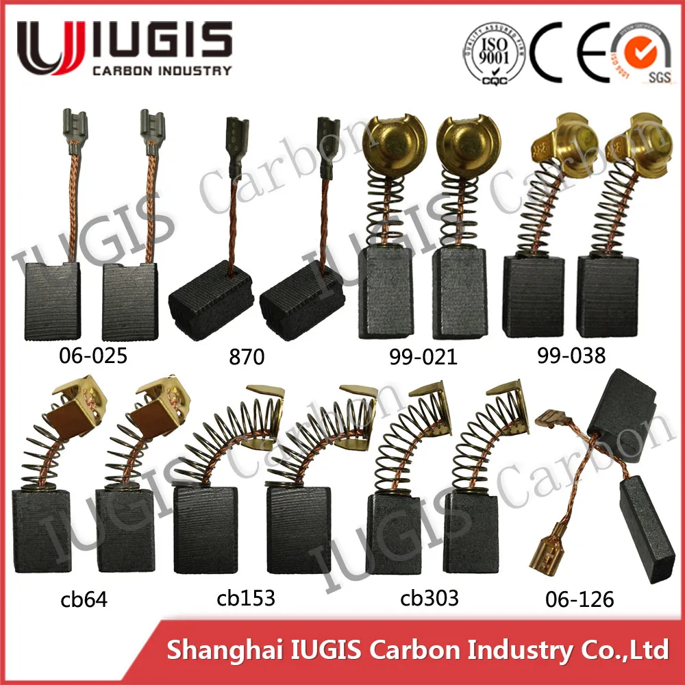 Hot sale carbon brushes for power tools spare parts factory price
