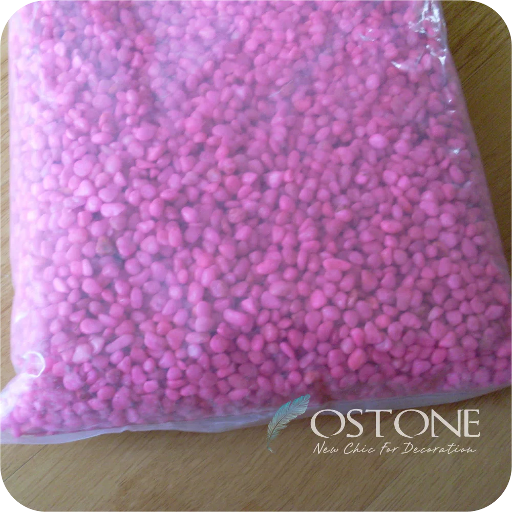 Red Glass Pebbles/China Glass Stone/Cobble With Lowest Price