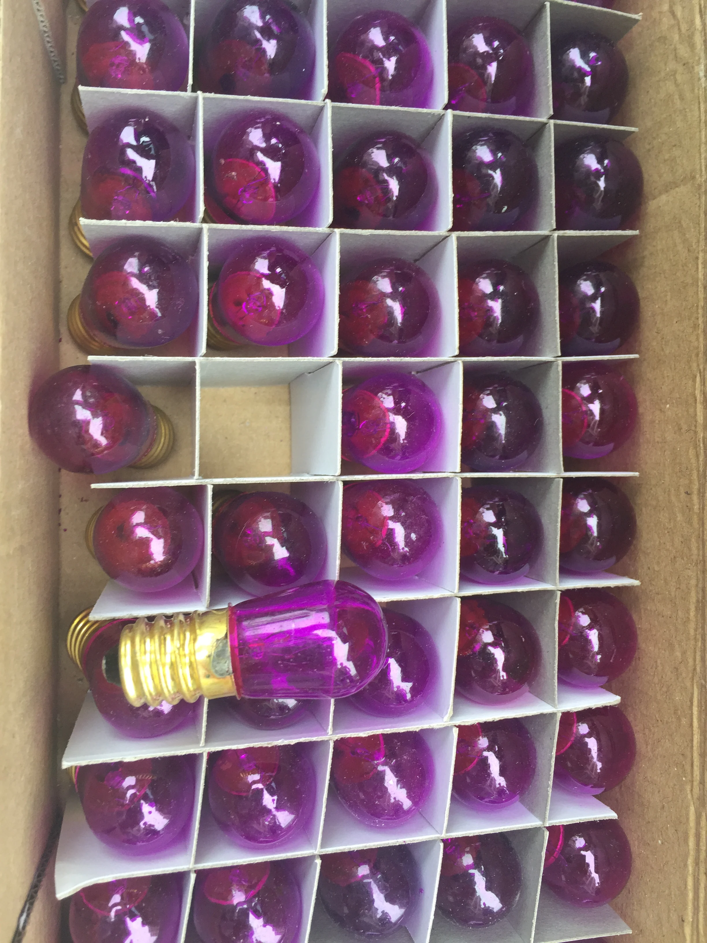 Cheap small S19 14V 7W E14 INCANDESCENCE BULBS