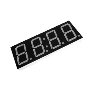 Keming 0.8 inch 4 digit 7 segment led display red green blue white color