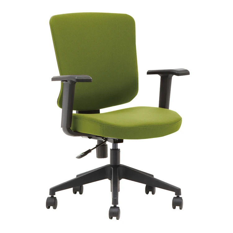 Modern Fabric Office Chair Adjustable Headrest and Swivel Feature for Heavy Duty Use up to 150kgs Staff Task Chair