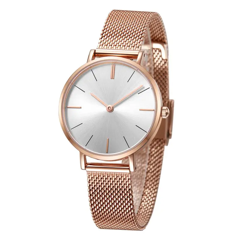 low moq custom logo watch relojes para dama japan movement sapphire glass women wristwatch rose gold watches ladies