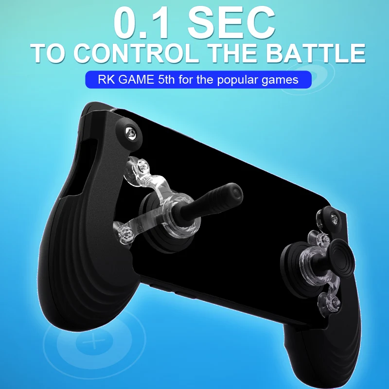 Hendefe fling touch screen gamepad mini joystick for all mobile phone game controller handle grip kits 3 in 1 set promotion gift