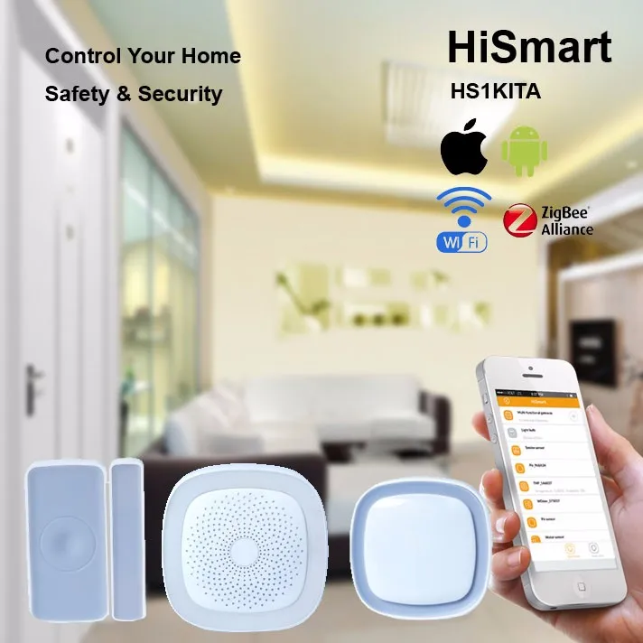 2016 HEIMAN kit of 3 zigbee 1 + 1 door sensor + 1 pir smart home kit