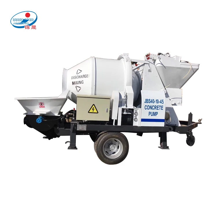 With good quality mini mobile cement concrete mixer pump