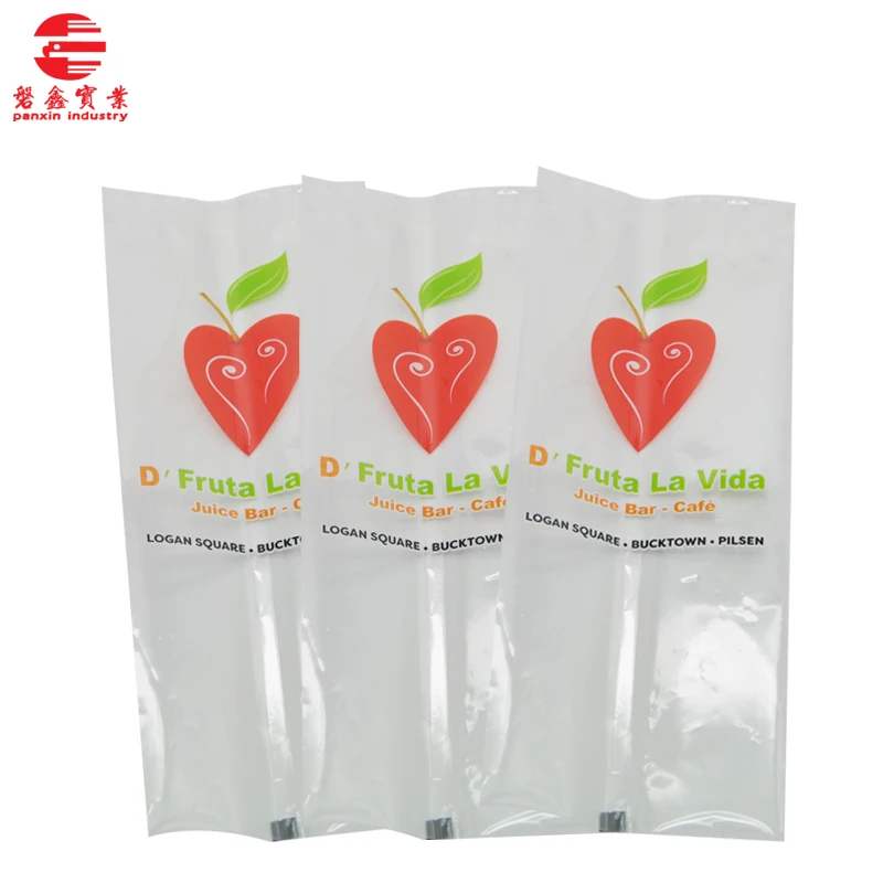 Custom Printed Biodegradable Ice Cream Popsicle Wrappers Packing Bag Heat Seal Side Gusset Bag Food PE Gravure Printing Accept