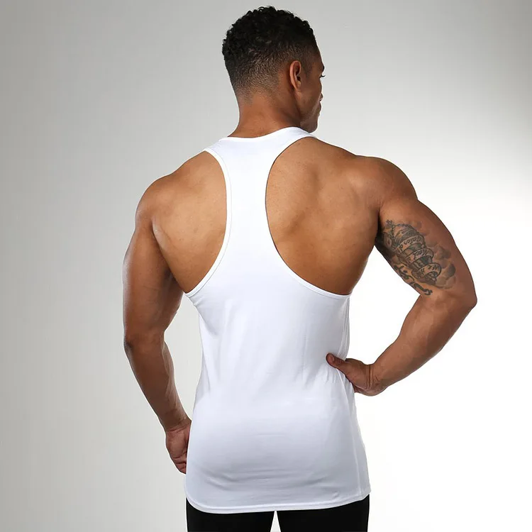 
Sport Mens Fitness Elastic Tank Top Breathable Work Out Wear Jogger Vest For Running Gym 
