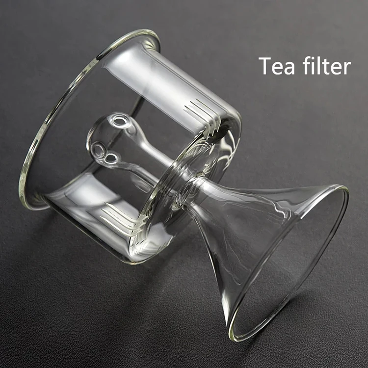 Heat resistant clear glass teapot to boil water
