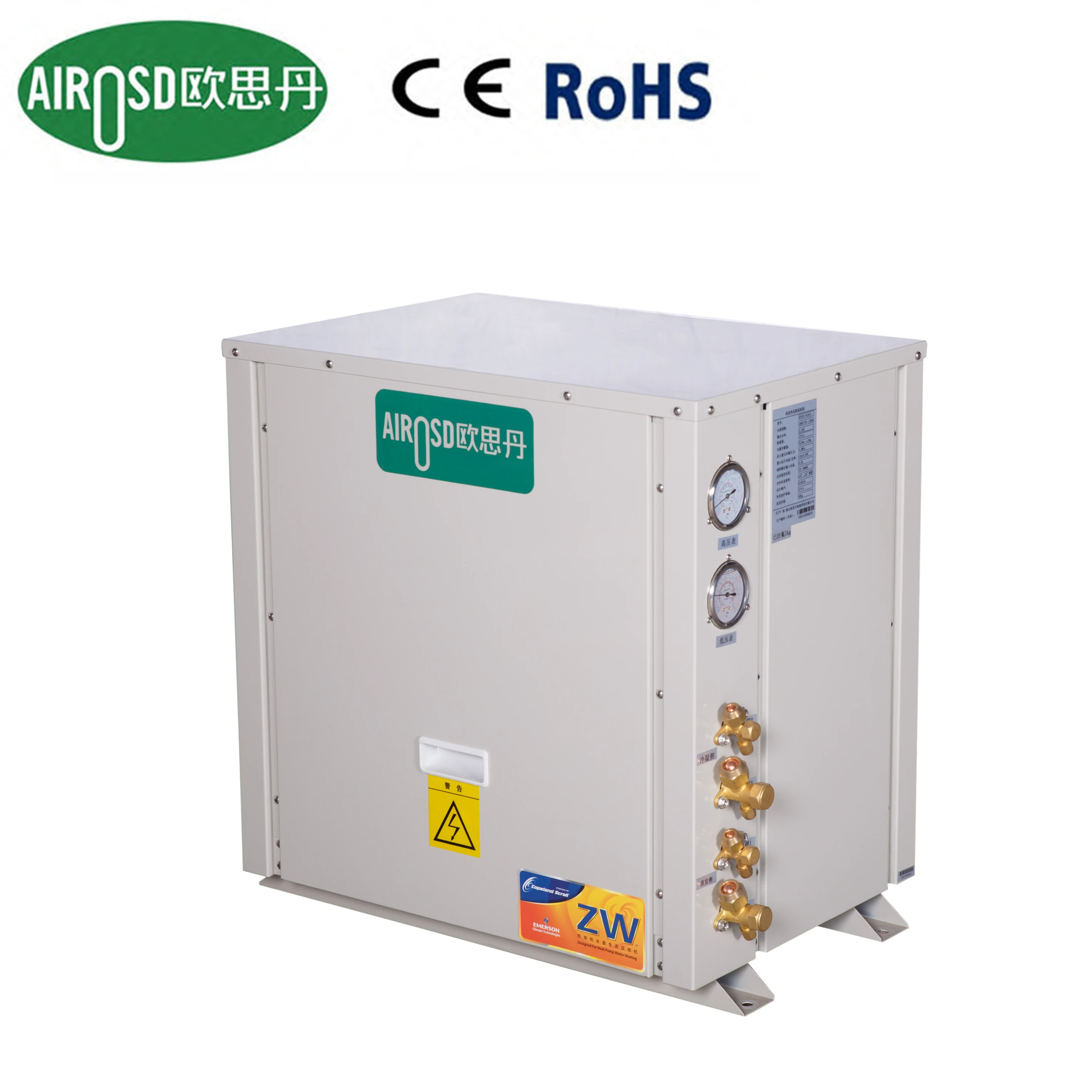 COP 5.0 high energy efficiency water to water heat pump 15KW