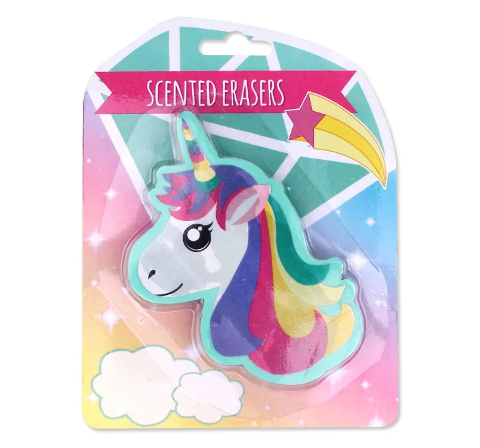 Licheng SLW19 Scented Jumbo Eraser, Novelty Unicorn Erasers for School