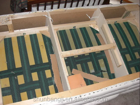 
Malaysia rubber with PP yarn for elastic sofa webbing belt (S536#) 