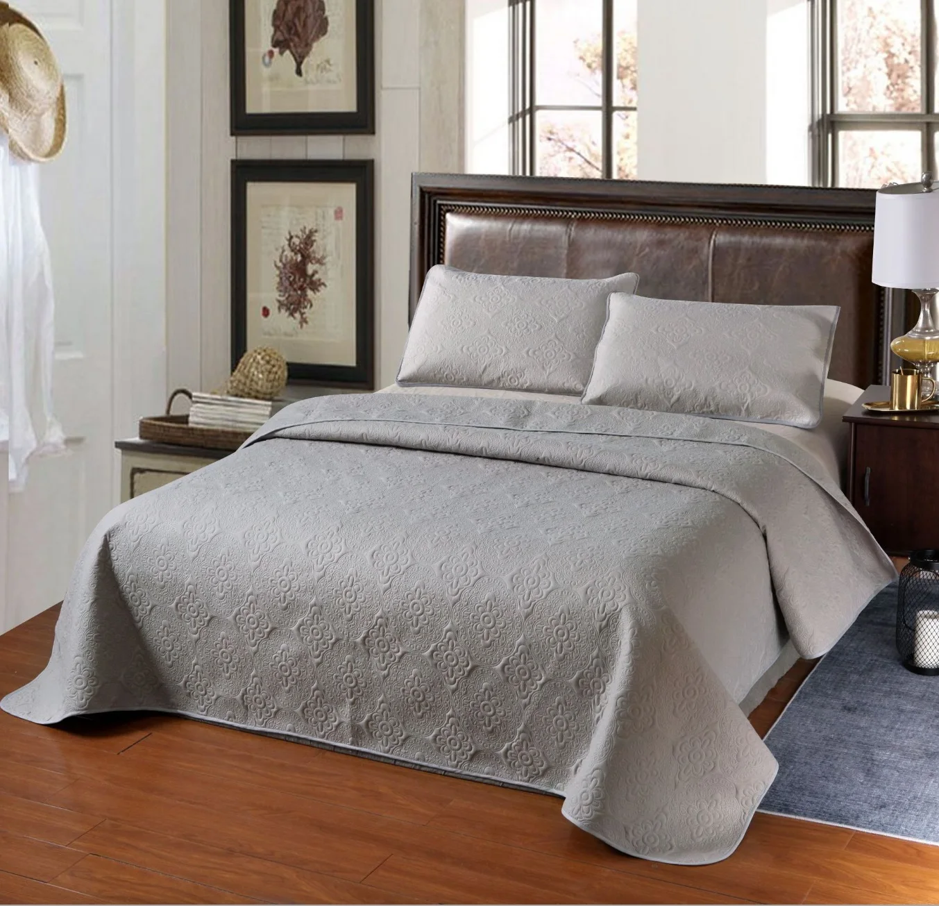 
Classic Bed Runner Cotton Bed Spread - Hotel Decoration Cushion - duvet cover square pillow 