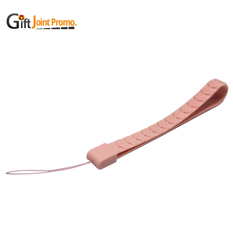 
Custom Logo Printed Colours Silicone Lanyard for Mobile Phone 