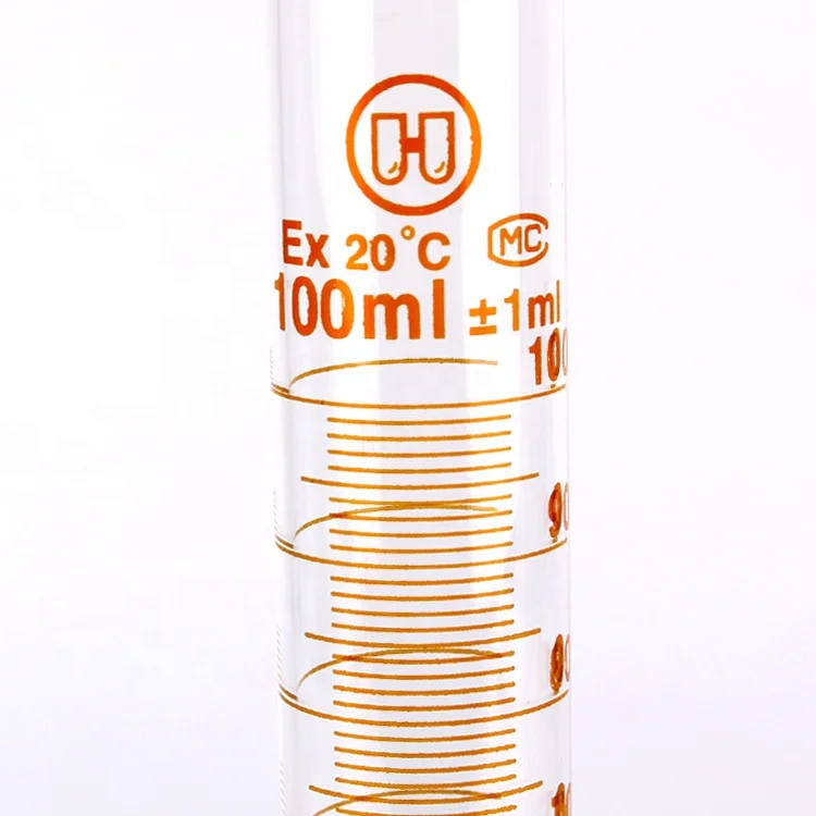 wholesale 5ml 50ml 100ml 500ml 1000ml glass lab pyrex graduated cylinder measuring