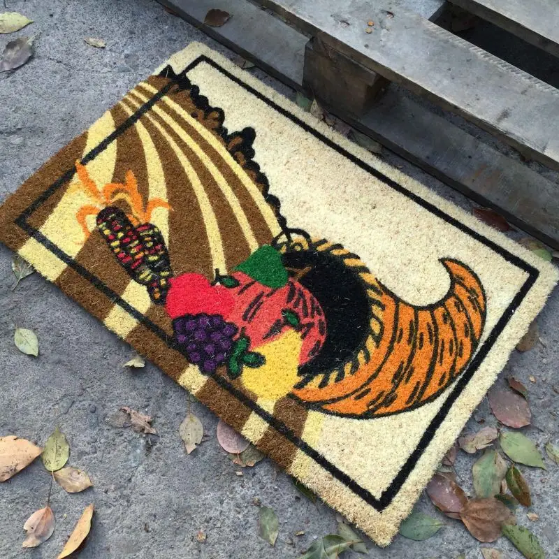 Cocos Cocoa Entry Plain Outdoor Coir Mats