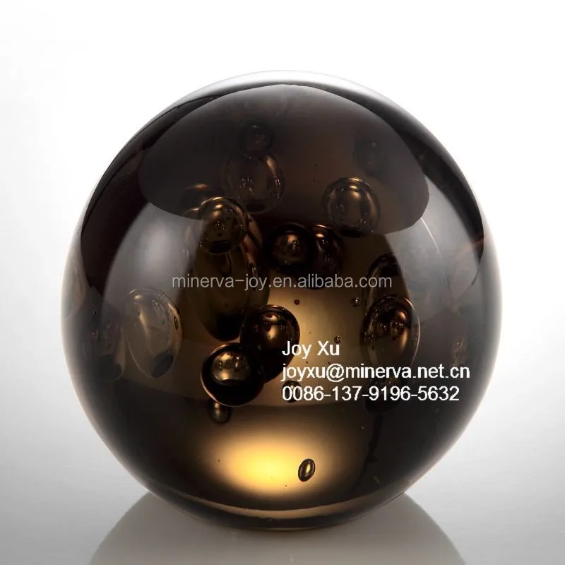 Coloured Glaze Luminous In The Dark Glass Ball Souvenir Valentine Gifts  Crystal Decor and Sun Catchers