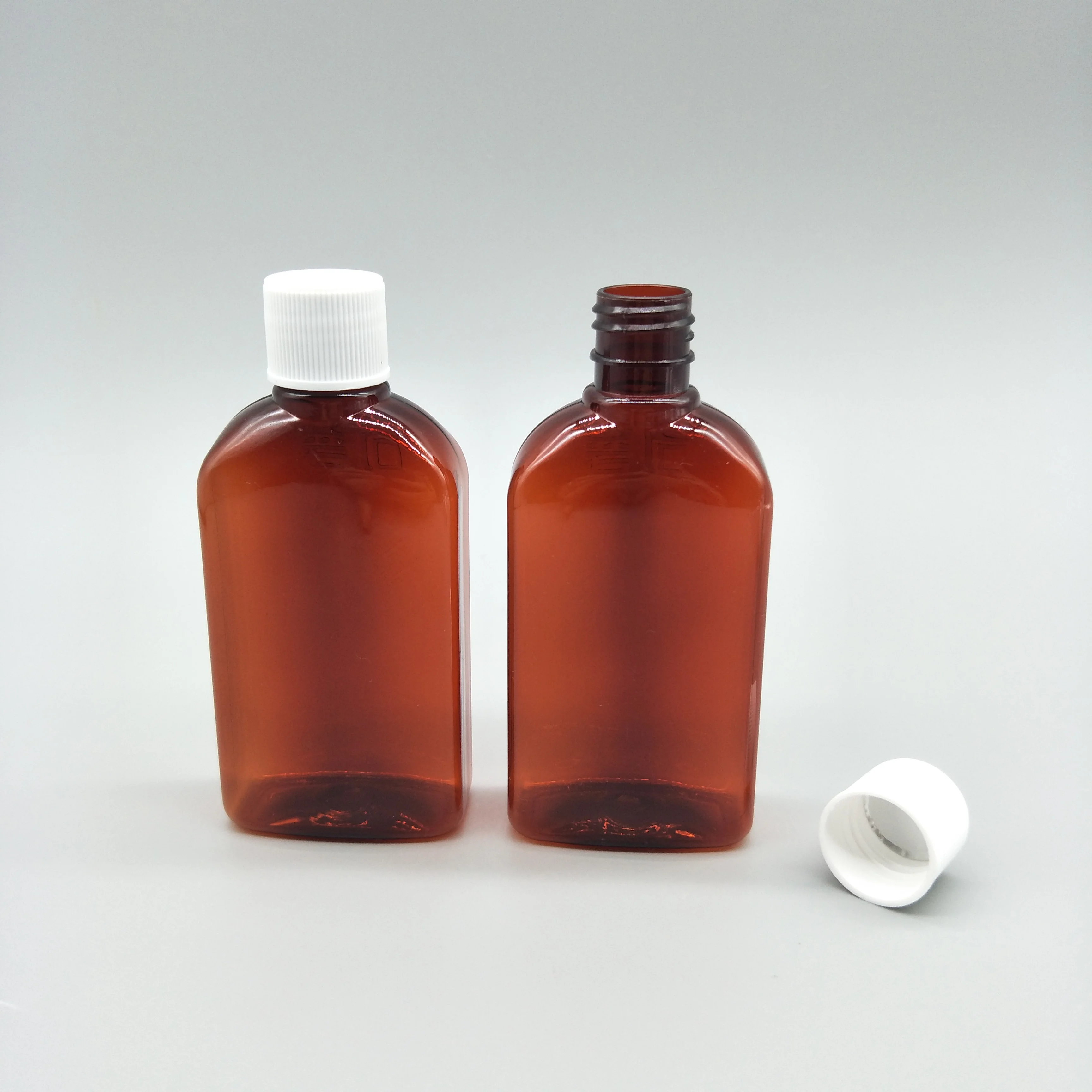 
Factory price! 100ml 250ml 500ml plastic bottle used for disinfection with alcohol packaging and mouthwash. 