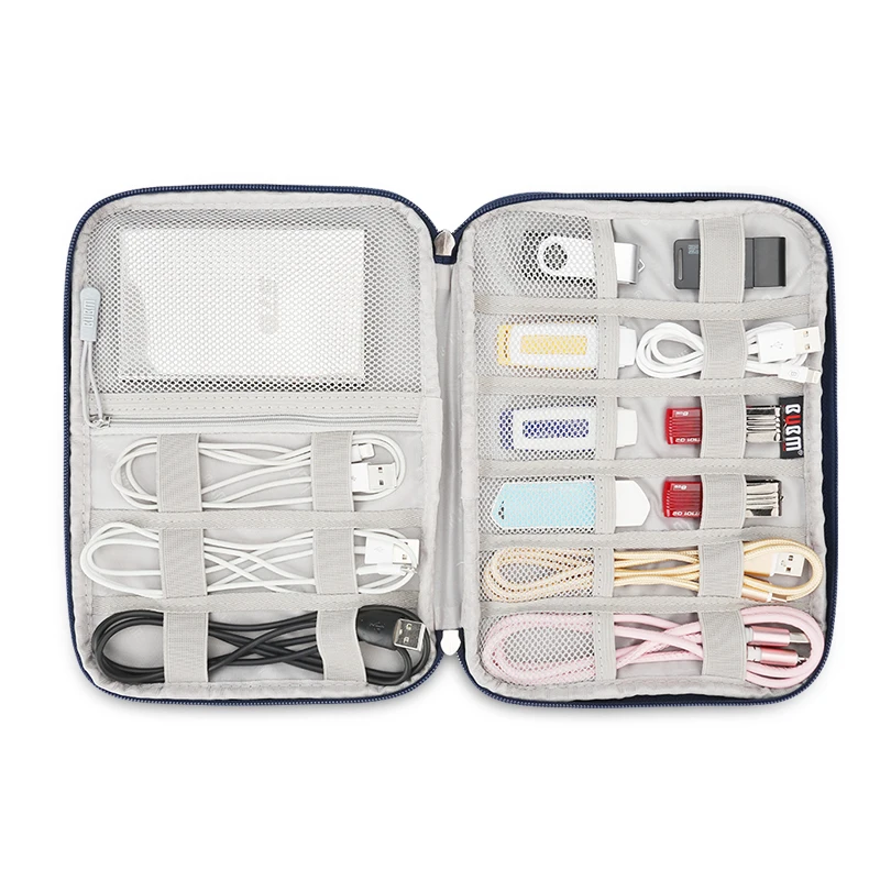 BUBM Charger Storage Tidy Organiser Travel Organizer Data Charging USB Cord Wire Cable Bag