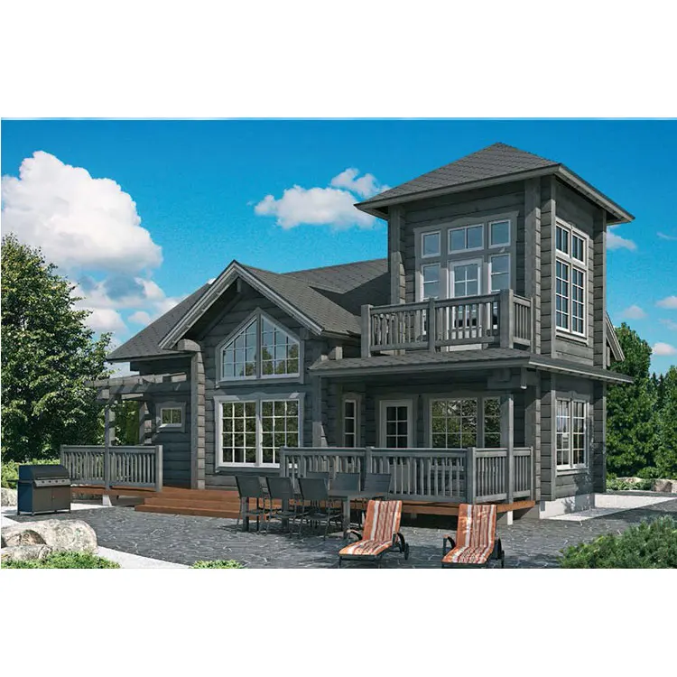 Well design luxury wooden container house small wooden house design