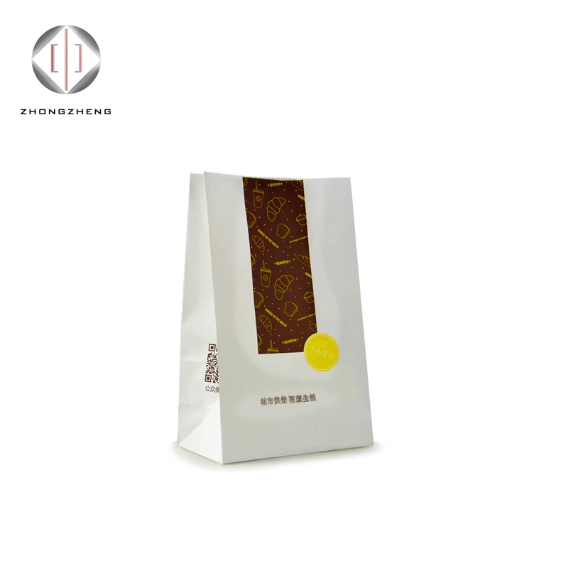Kraft Bakery Bread Talking Paper Bag Popular Printed Side Gusset Recycled White Bread Packaging Confectionery Packaging Demand