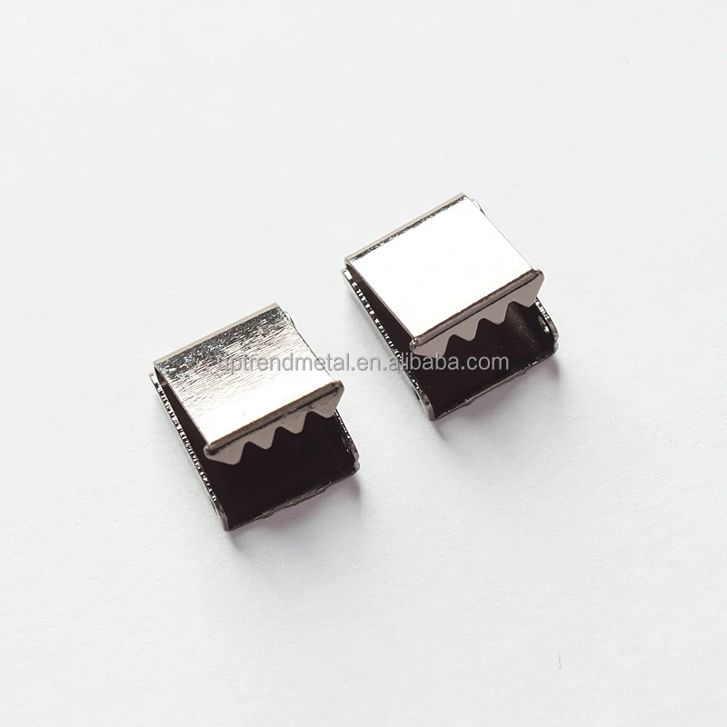 High Quality Metal Shoe Buckle Garment Flat Clip Shoelace Aglets For Decoration