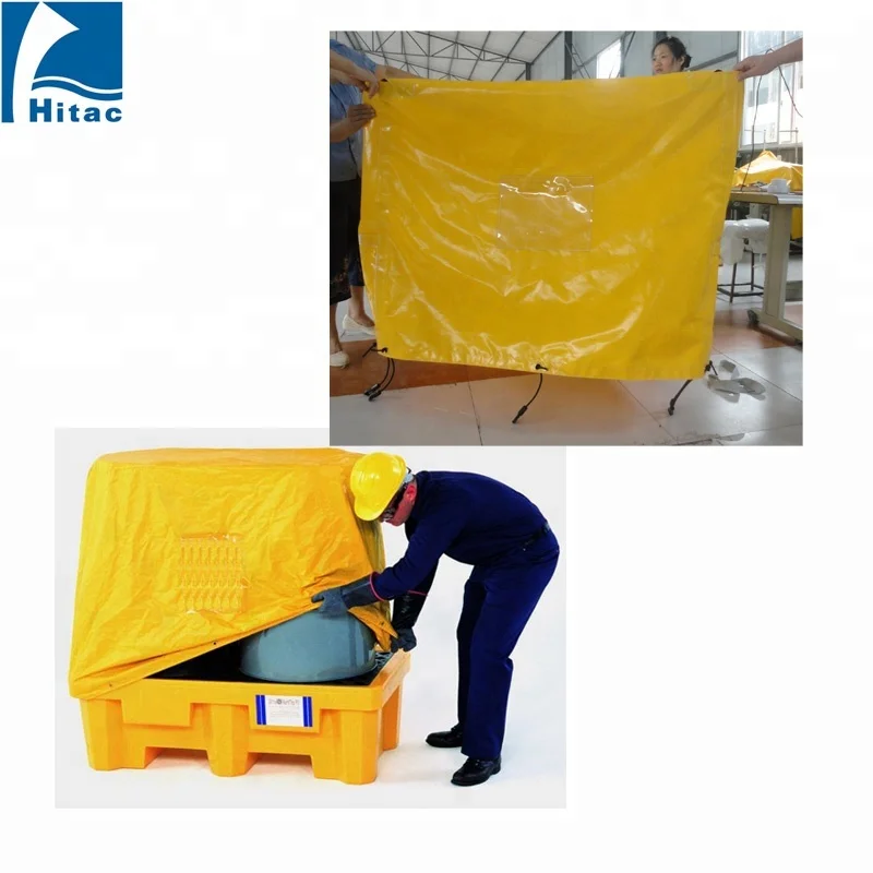 Durable waterproof pvc pallet cover plastic bag