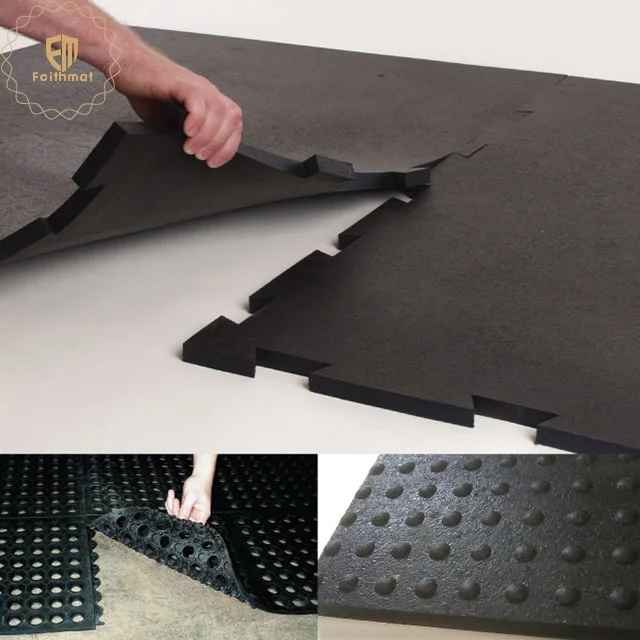 Interlocking Stable Horse Mat 34mm EVA 6ft X 4ft As Adequate Drainage for Liquids