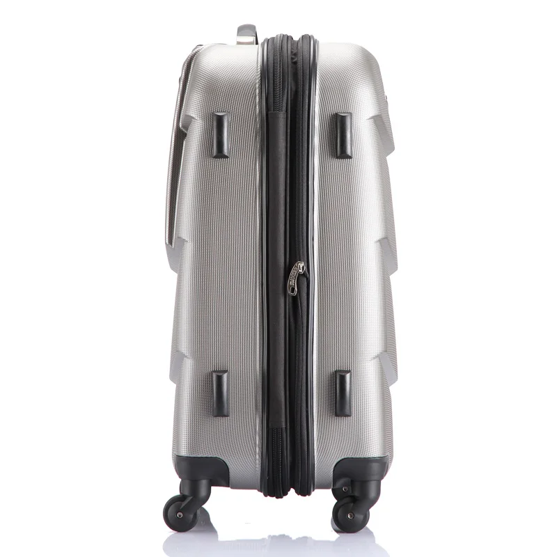 100% polycarbonate airport luggage smart trolley with full aluminum trolley