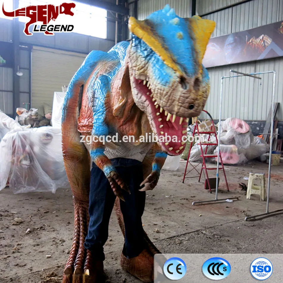 
Park Outdoor Decoration Movable Mechanical Walking Dinosaur Costume 