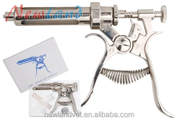 NL203 metal automatic injector syringe veterinary vaccination gun automatic vaccine gun