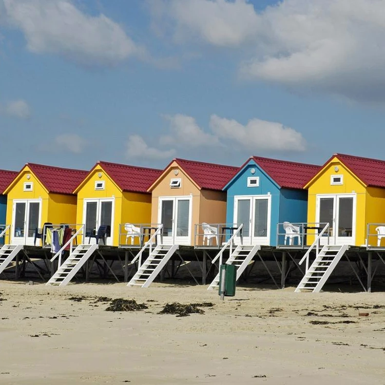 
 Роскошный сборный стальной дуплексный модульный пляжный дом lgs  