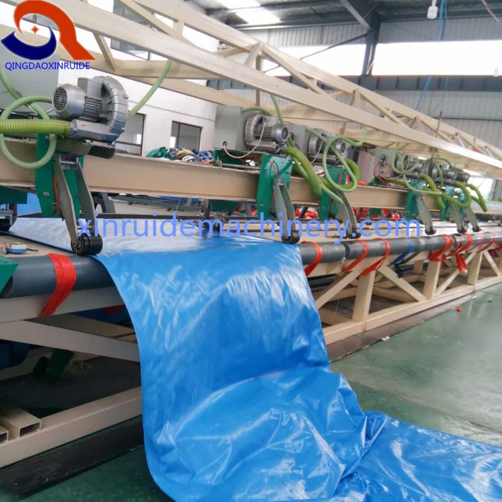 Hot Air Heat Sealing PP PE Tarpaulin Canvas Welding Machine For Production Line
