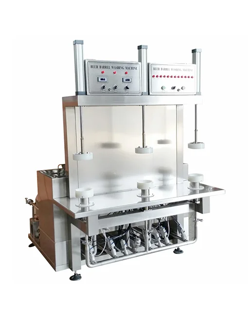 
threee heads beer keg cleaning machine 
