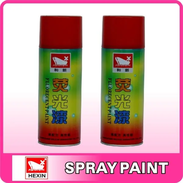 Светящаяся флюоресцентная краска в баллончиках