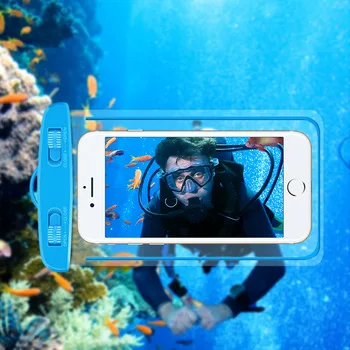 Універсальны светлы воданепранікальны сумка для мабільнага тэлефона iphone