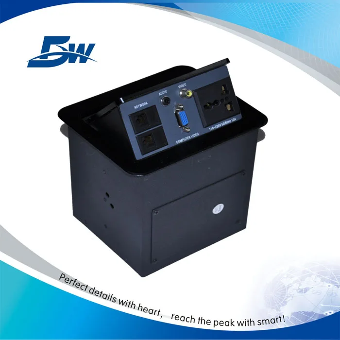 Tabletop Socket Outlet Box Fitted For Conference Room