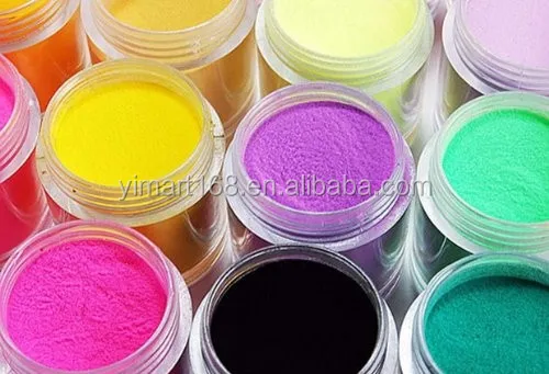 Yimart 24 Colors Acrylic Powder Dust For Nail Art Tips DIY Decoration Acrylic Dust For Nail Art Nail Glitter Dust