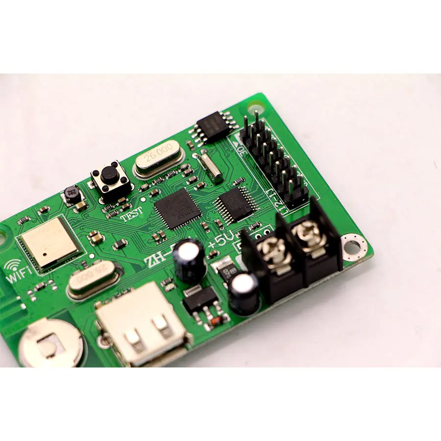 Easy Manipulation ZH-5W1 With Wireless Router Function P10 LED Display Controller Cards