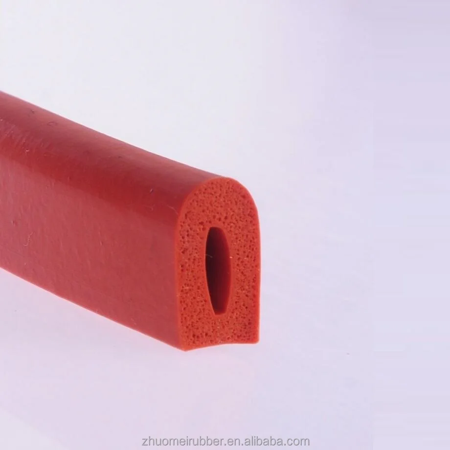 Прямоугольная прокладка из силиконовой пены уплотнительная лента резины