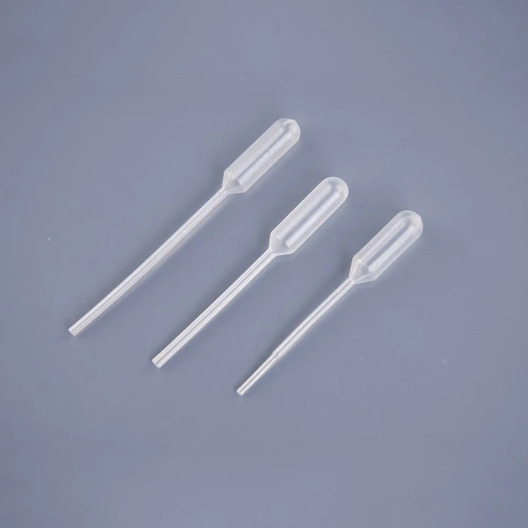 Пластиковая одноразовая переносная пипетка лабораторная
