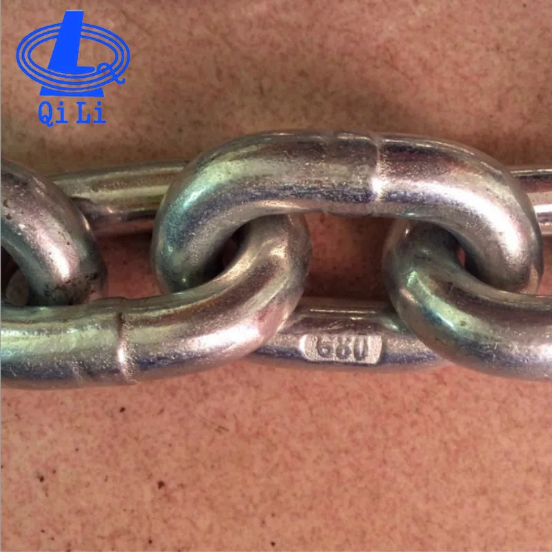 G80 13*80 черная окрашенная крепежная цепь
