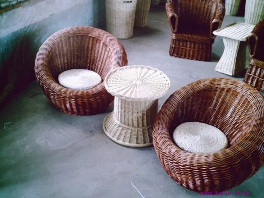 
chinese wicker chair recliner sofa 