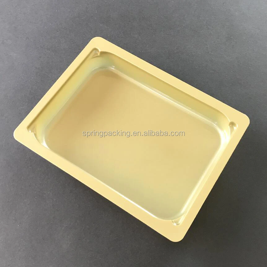 APET Silver frozen pork beef goat chicken meat packaging tray for supermarket packaging food container