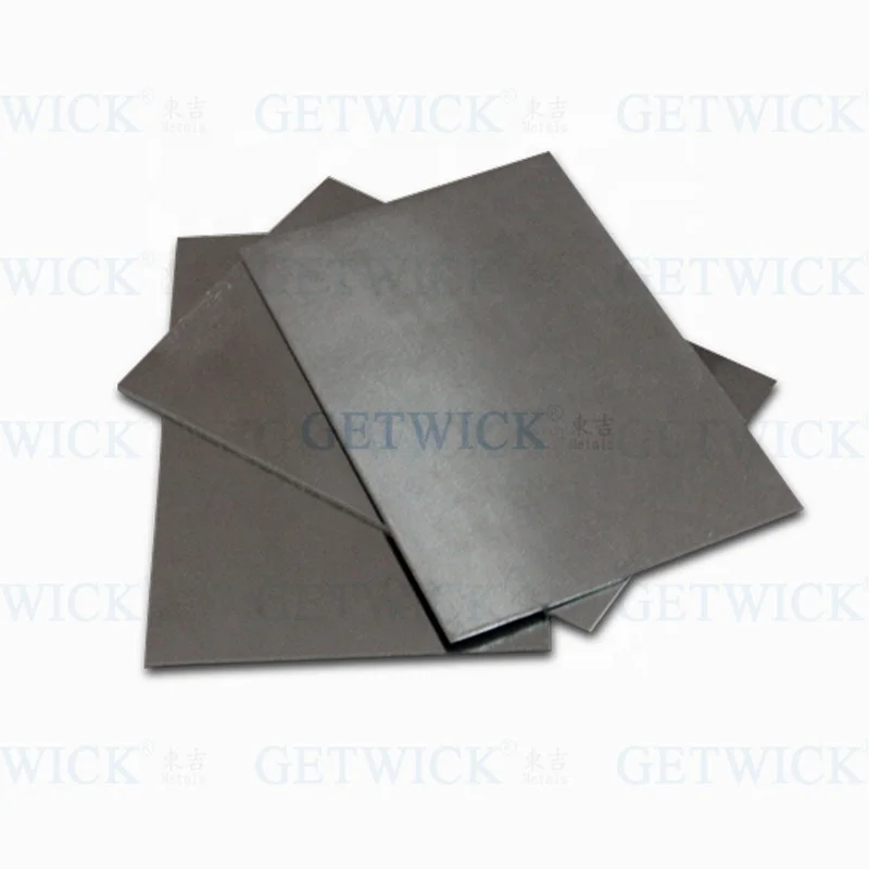 high temperature furnace heat shielding 1mm Thickness Tungsten plate sheet