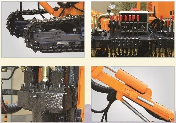 kaishan KG520/KG520H mobile dth mine drilling rig