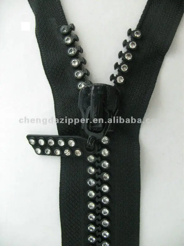 two way open end plastic zipper 2way zipper