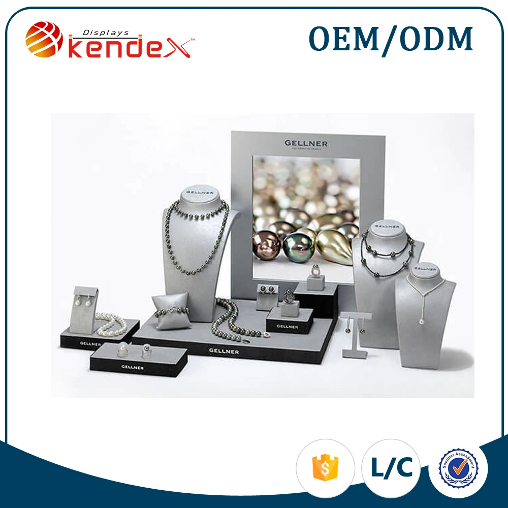 competitive price jewelry display stand for jewellery shop counter design