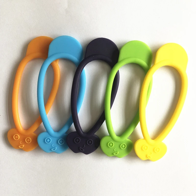 BPA Free Silicone Stretch Twist Caple Bag Ties Wholesale